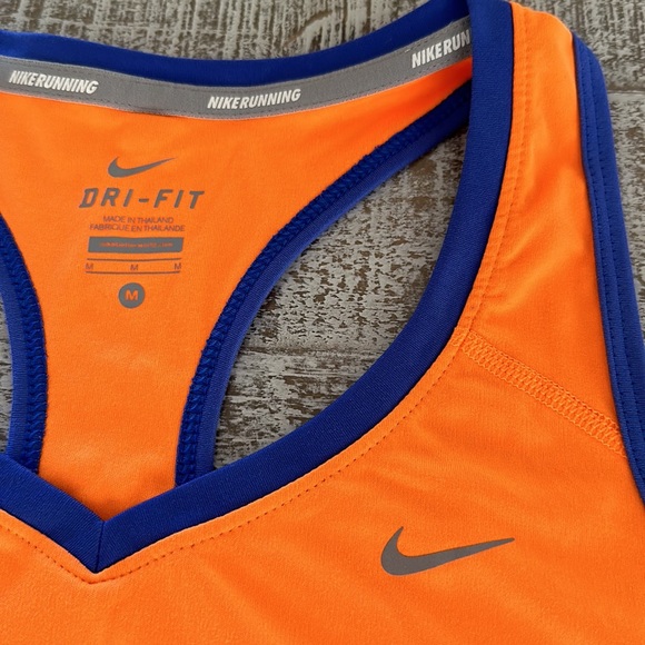 NIKE Ladies Size M Tank Top Excellent Condition ORANGE - Picture 2 of 6